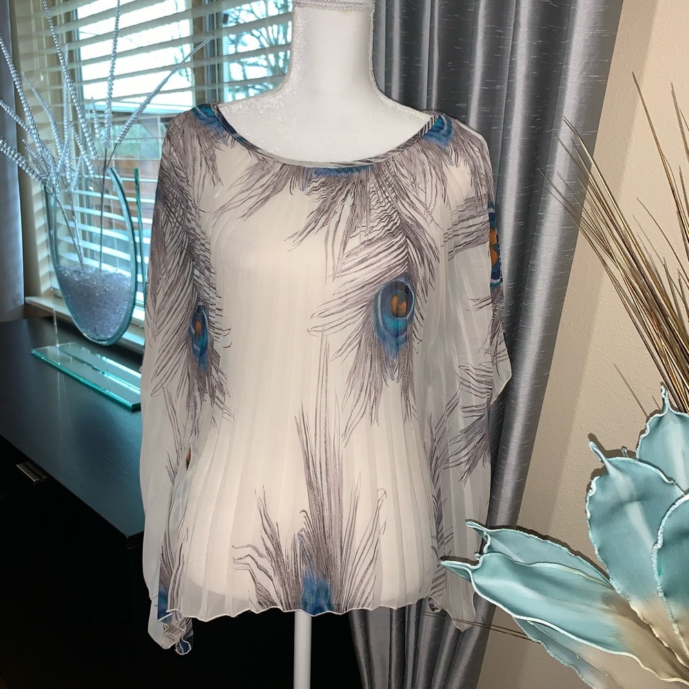Papaya sheer beautiful summer top